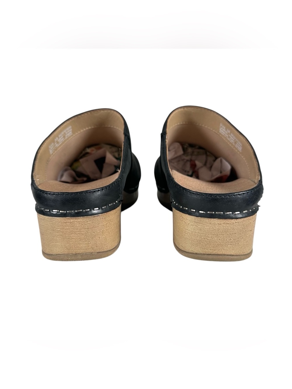 DANSKO Brenda Minimalist Mules in black burnished suede - Picture 8 of 10